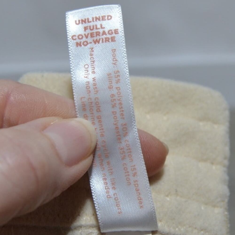 Cacique Unlined Full Coverage No Wire Tan Bra Size 48DD - Picture 7 of 9